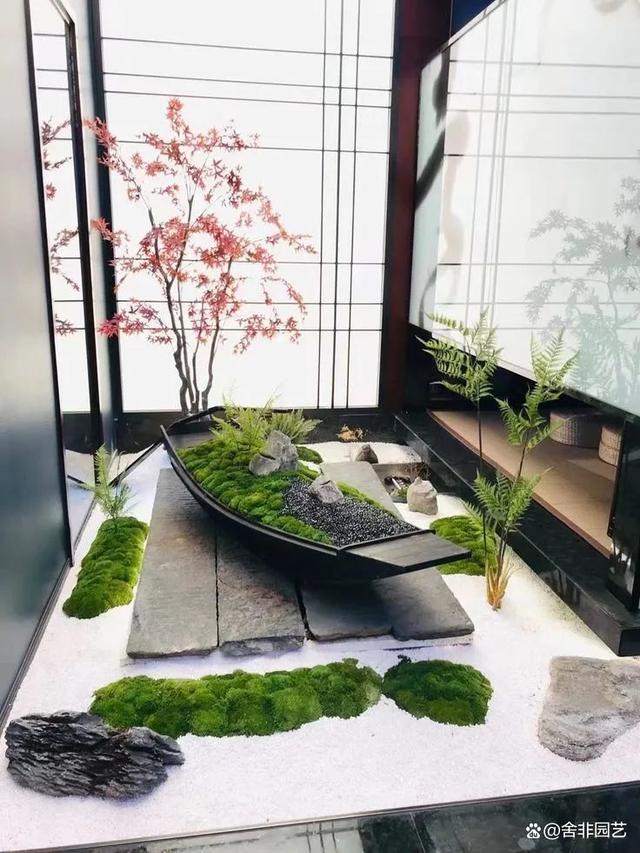 微型禅意景观，家庭休息区的灵感点缀
