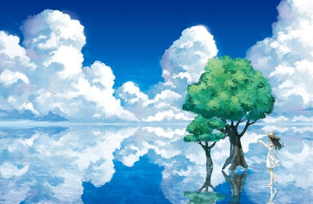 野外生命的颂歌，晴朗天空下的生命欢唱