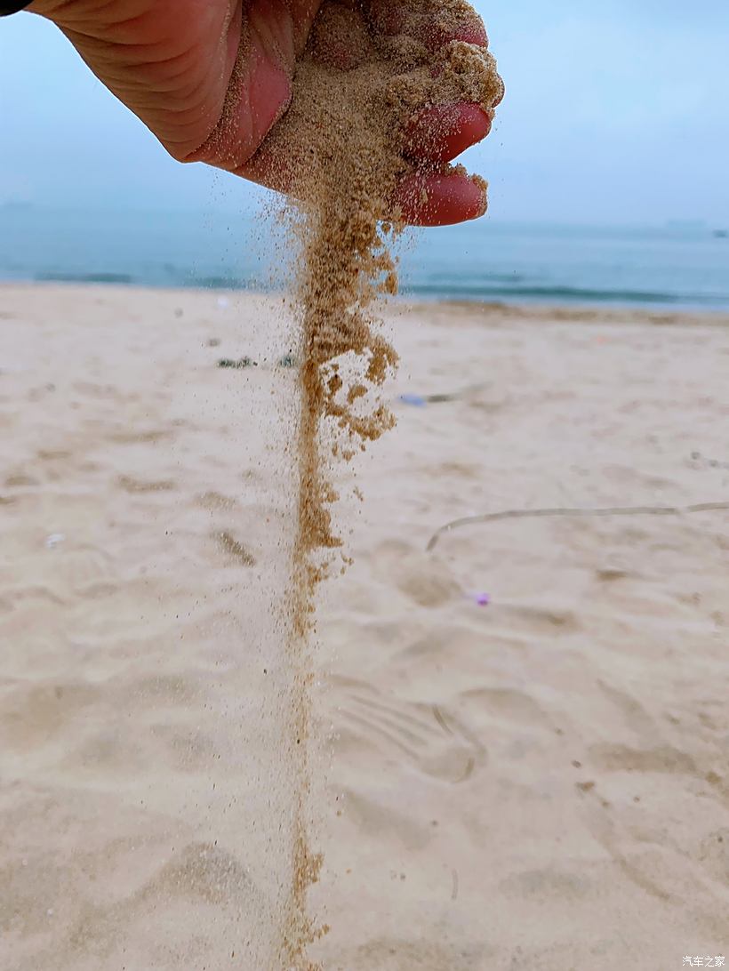沙滩上的自由之旅，细沙下的足迹